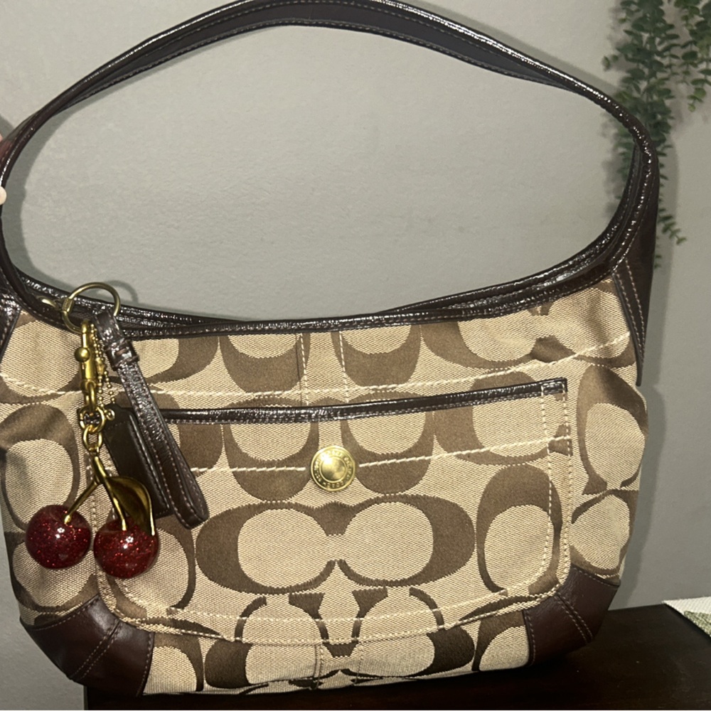 Coach Brown and Tan Women's Bag